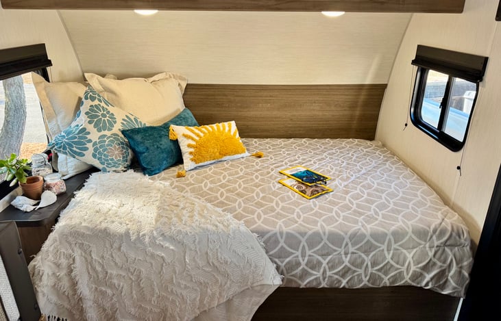 Memory foam topper - you'll never know you're in an RV!