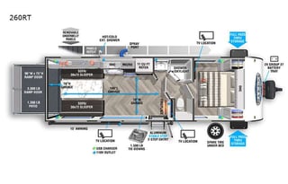 2021 Forest River RV Salem FSX 260RT