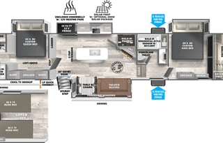 2025 Forest River RV Salem Hemisphere 375FAM