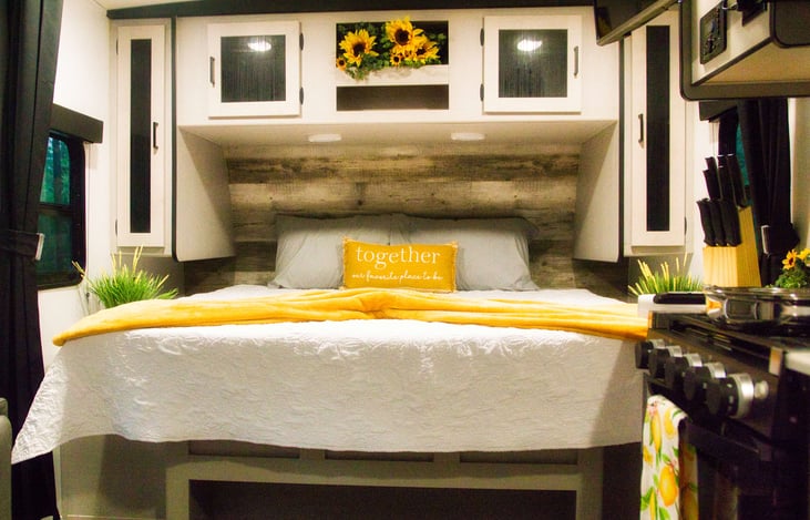 It's not about how huge the camper you pick is - it's all about it's charm and the memories you make!