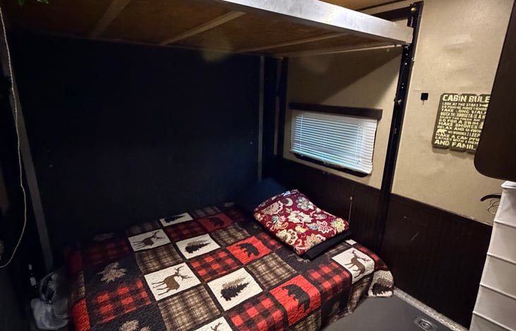 Toy Hauler Queen bedroom