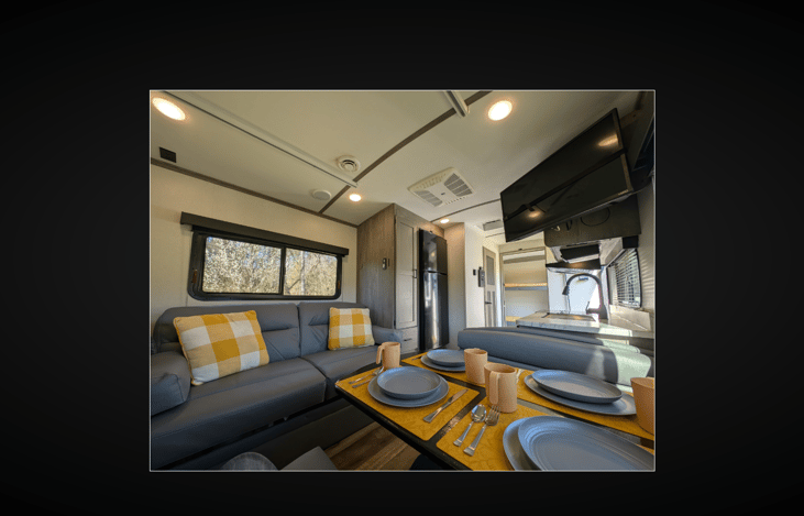 Jack-knife Couch that Converts to a Full Size Bed.