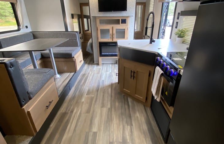 View from back of RV