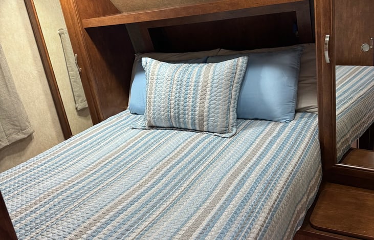 Queen Bed in Master Bedroom