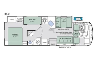 2018 Thor Motor Coach - ACE 30.2 Bunkhouse