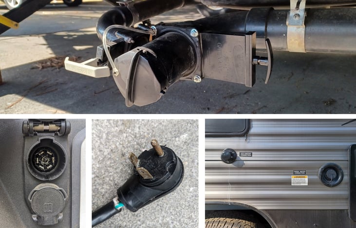 Trailer Connector Pin, Electrical, Sewer and Water Connectors