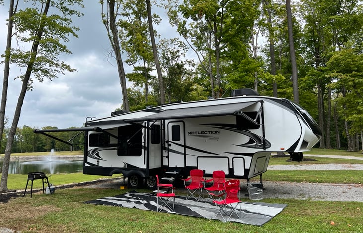 Exterior with Camping Chairs and Griddle