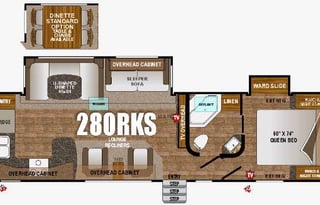 Timber Ridge Travel Trailer:  NO BURNING MAN!