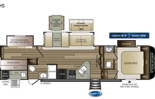 2020 Keystone RV Cougar Half-Ton 32BHS