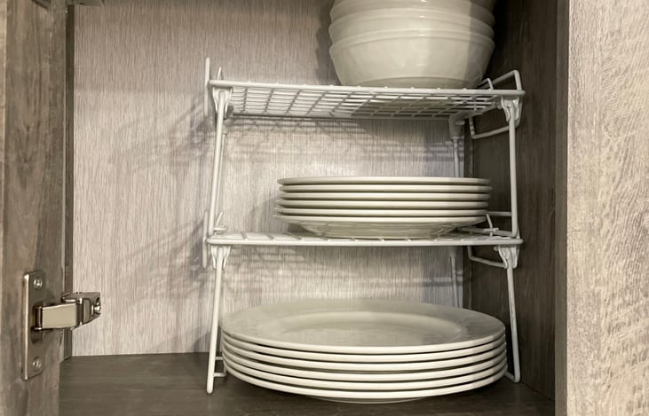 Reusable bowls, plates, and wine glasses