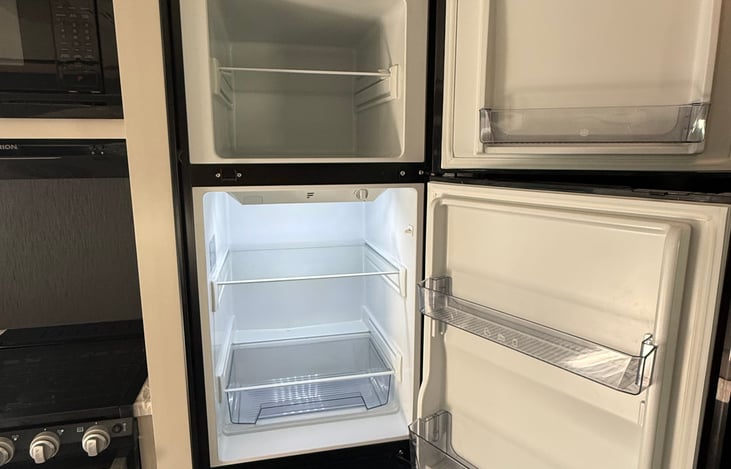 Large fridge and freezer