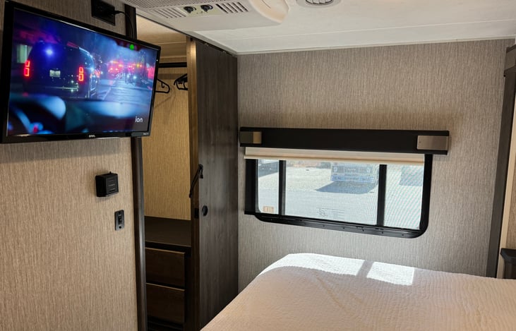 Smart HD TV in Bedroom