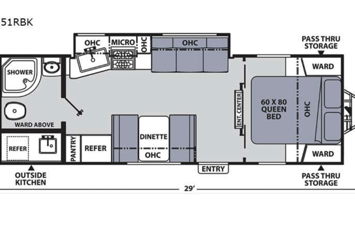 This is a layout of the RV