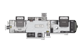Keystone Avalanche | Large Double Suite w/ 2 Baths