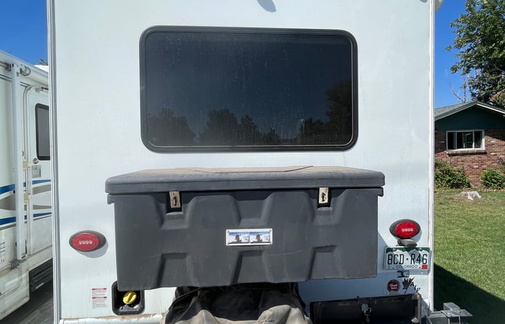 Rear storage for all your  adventure gear!