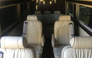 9 Seater Wife and Husband Owned Custom Mercedes-Benz Sprinter