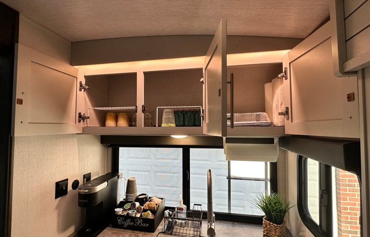 Plenty of cabinet space