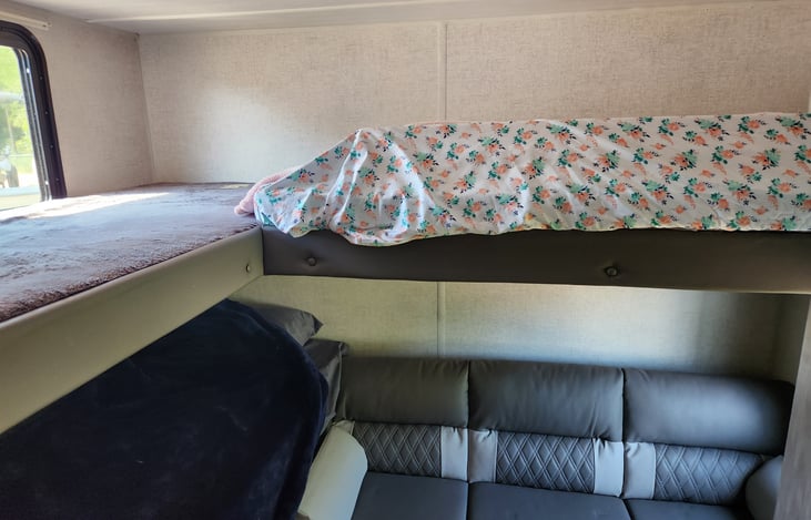 Second bedroom with a pullout sofa bed.