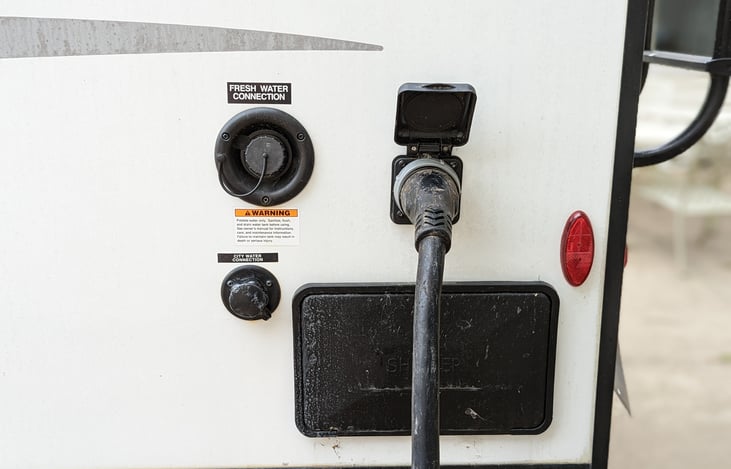 Water/Electric Hookups and Outdoor Shower