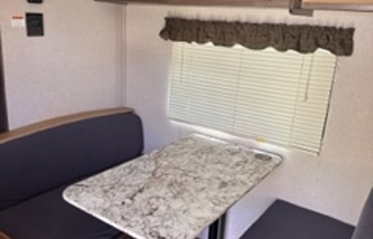 Convertible dinette with extra in seat storage