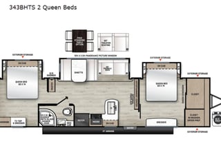 "Perdy" - DOUBLE Queen Retreat