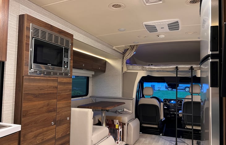 Lots of space with slide out.