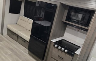 A and A's family travel trailer!