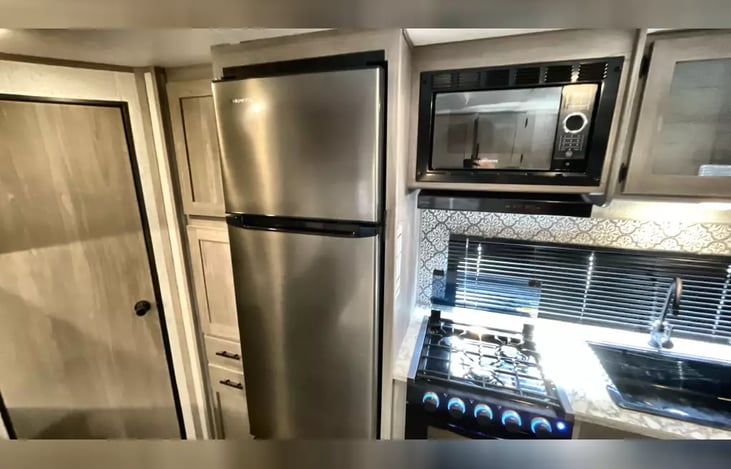 Interior: kitchen area