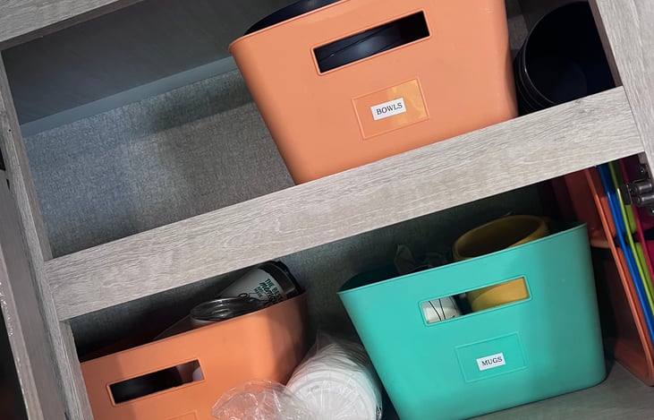 Mugs, water bottles, etc.
