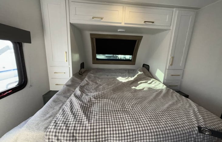 Queen size bed . comes with fresh clean sheets