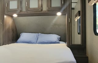 2018 Keystone Passport at neat Cozy Acres RV Park