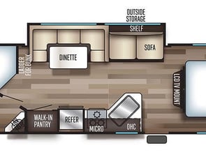 Forest River RV Cherokee Grey Wolf 26DBH