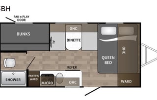 2018 Dutchmen RV Kodiak Cub 175BH
