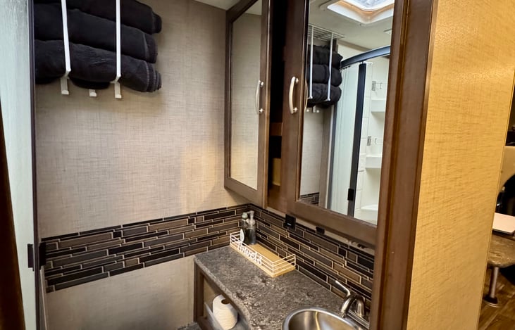 Adventure Bus Bathroom