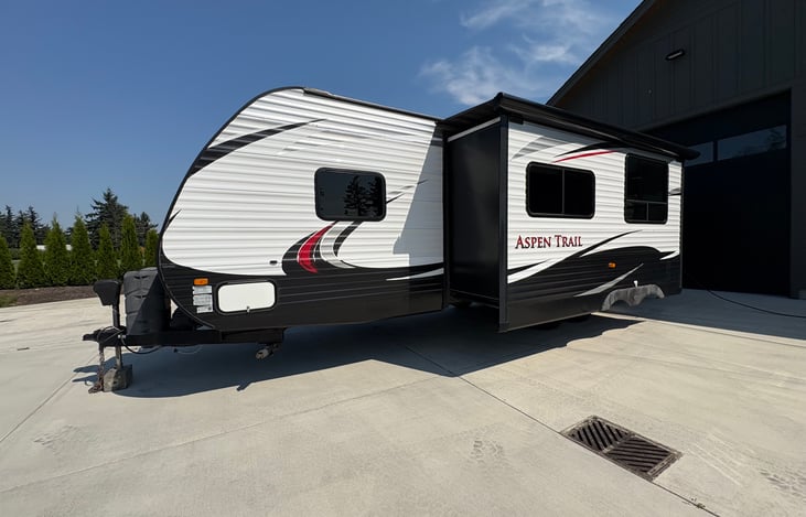 Slideout creates spacious kitchen and hangout space!