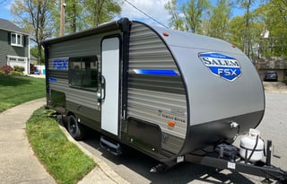 Ditch The Tent! 2021 Salem family bunkhouse.