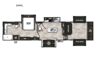 2021 Coachmen 5th Wheel Brookstone 344FL