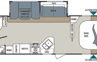 King size bed! 2 ACS! 2017 Dutchmen  Luxury RV