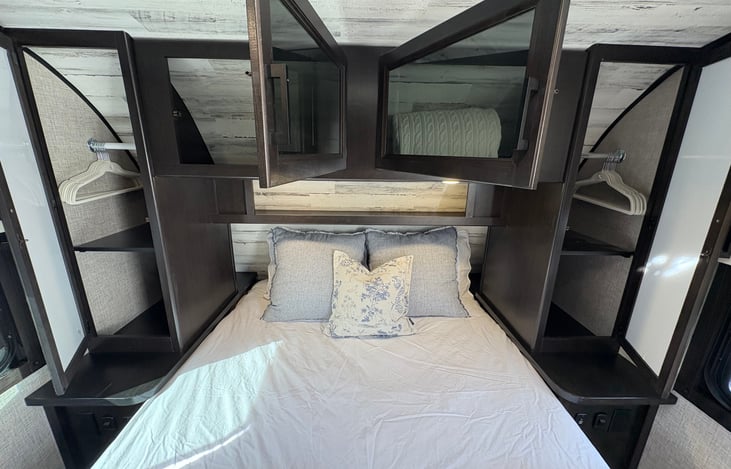 Master bedroom storage.