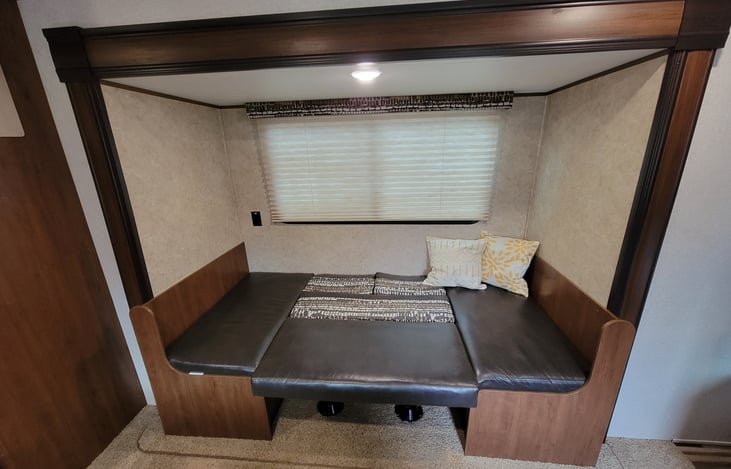 Converts to a twin bed