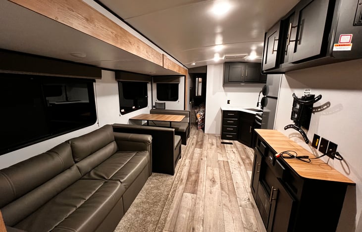 Both couch and table are able to be transformed into Beds.