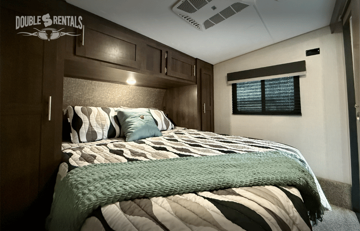 Cozy private master with it's own TV