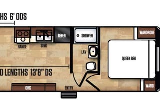 2017 Forest River RV Work and Play FRP Series25WAB