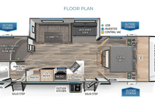 2021 Forest River RV Cherokee Alpha Wolf 26DBH-L