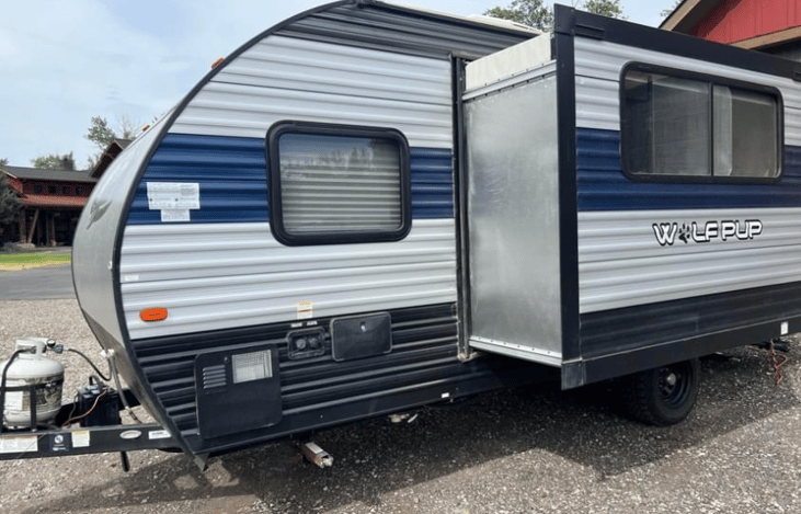 Other side and access to outdoor shower.