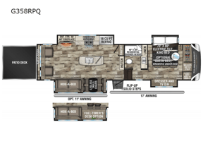 KZ Durango Gold G358RPQ