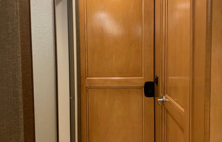 Bedroom privacy door