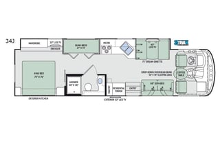 2017 Thor Motor Coach Windsport 34J