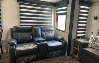Our RV is Pet and Kid friendly.It's a nice getaway