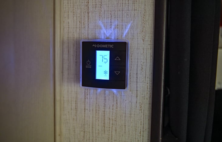 Stay cool and comfortable with our efficient air conditioner. The thermostat ensures precise temperature control, keeping everyone relaxed and refreshed, even on the hottest days.